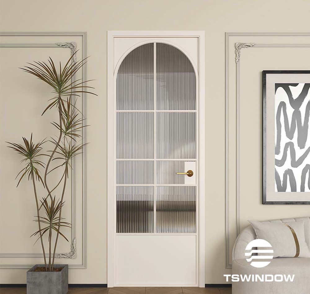 Cửa nhôm hệ slim 1 cánh mở